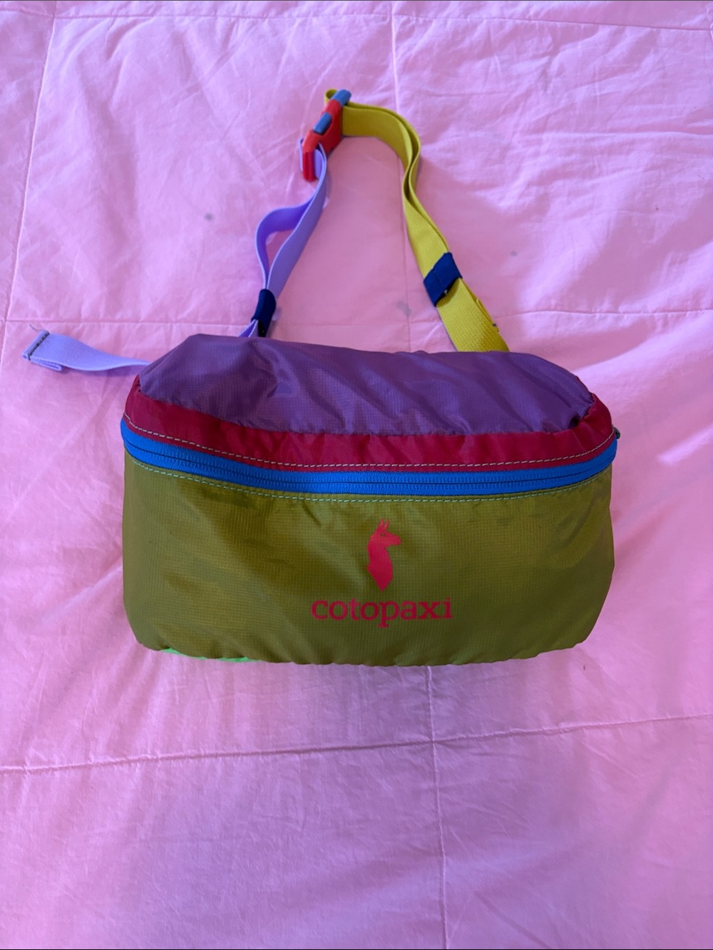 cotopaxi Green Purple Fanny Pack Hip pack like new